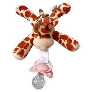 Adult Pacifier with giraffe plush toy ABDL DDLG